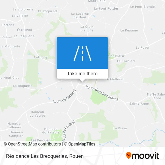 Résidence Les Brecqueries map