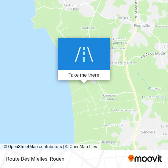 Route Des Mielles map