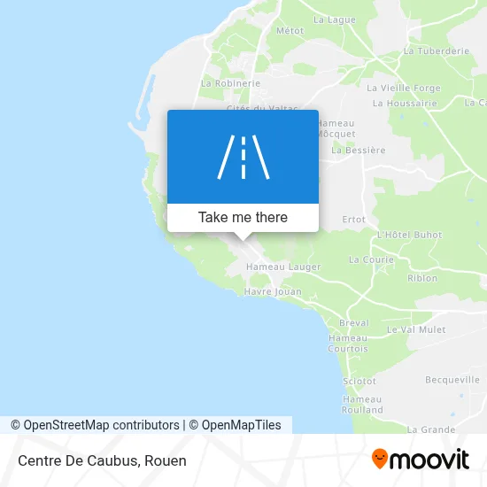 Centre De Caubus map