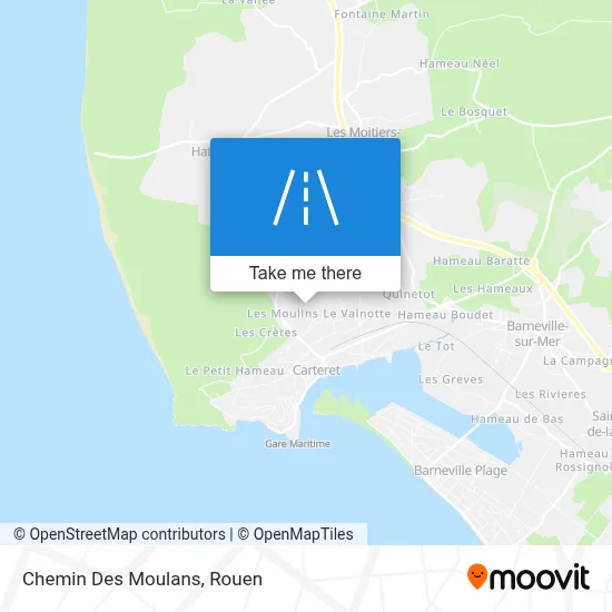 Chemin Des Moulans map