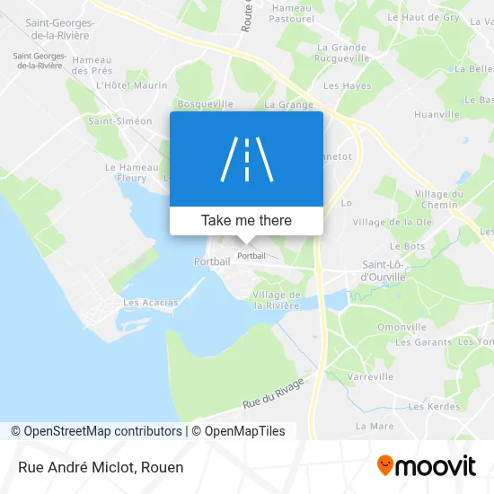 Rue André Miclot map