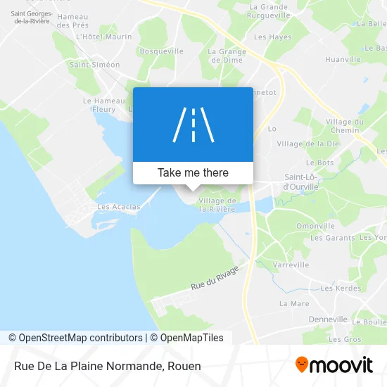 Rue De La Plaine Normande map