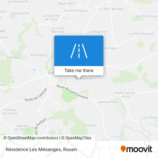 Résidence Les Mésanges map