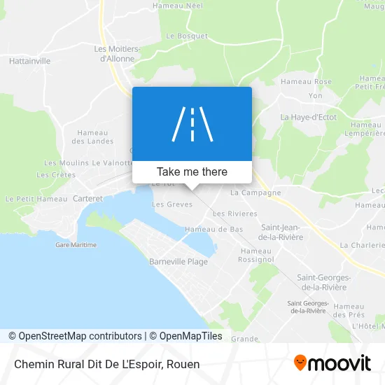 Chemin Rural Dit De L'Espoir map