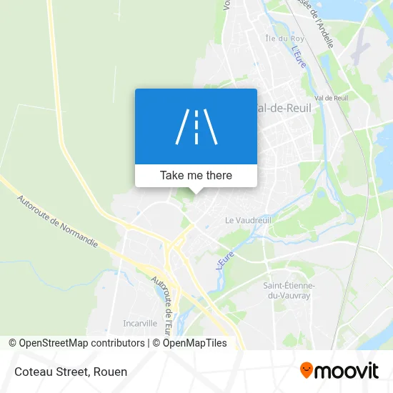 Rue Du Coteau map