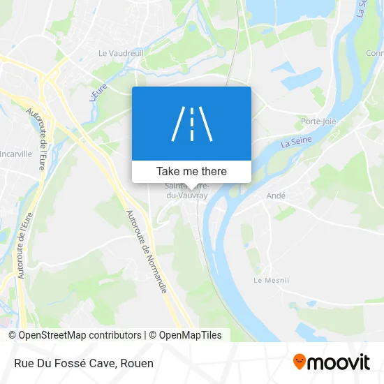 Rue Du Fossé Cave map