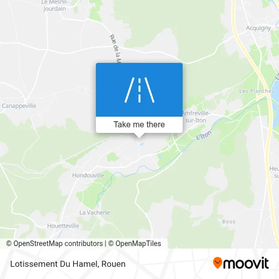 Lotissement Du Hamel map