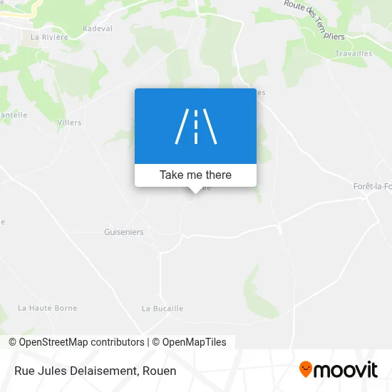 Mapa Rue Jules Delaisement