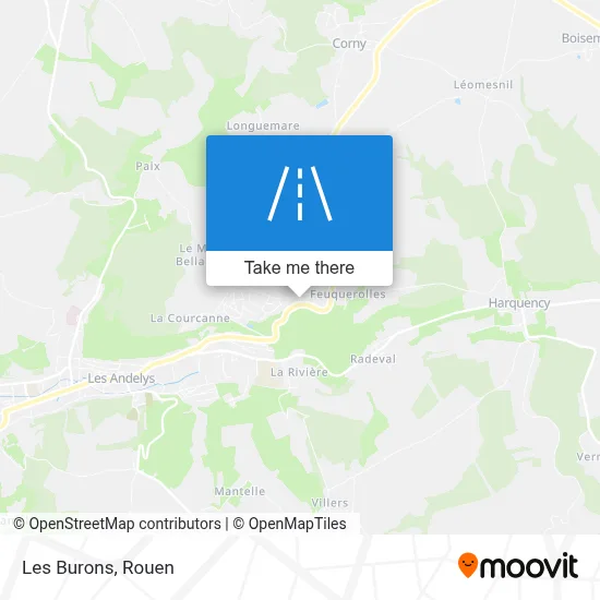 Les Burons map