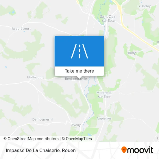 Impasse De La Chaiserie map