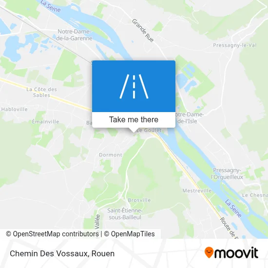 Chemin Des Vossaux map