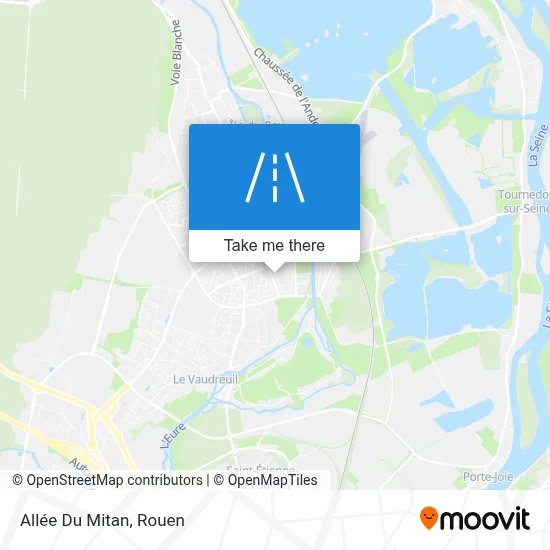 Allée Du Mitan map