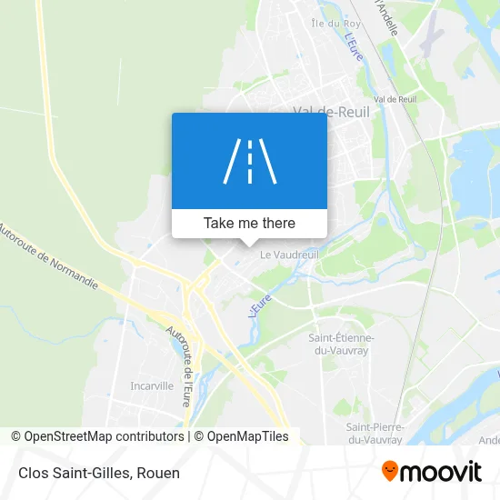Clos Saint-Gilles map