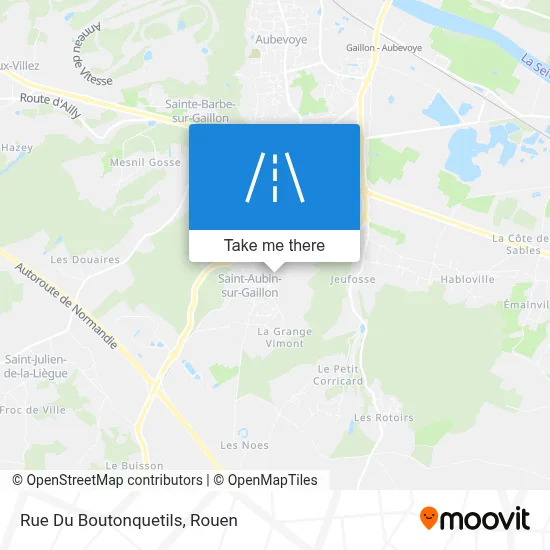 Rue Du Boutonquetils map