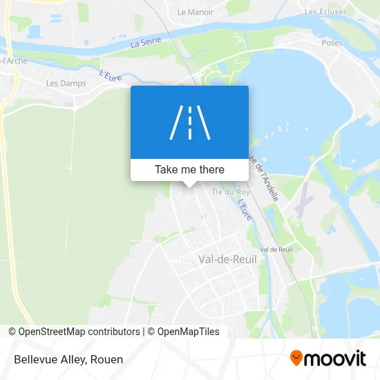 Impasse Bellevue map