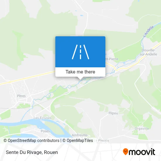 Sente Du Rivage map
