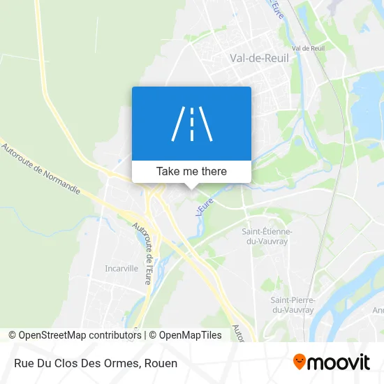 Rue Du Clos Des Ormes map