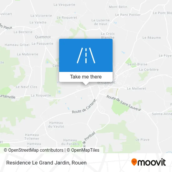 Residence Le Grand Jardin map