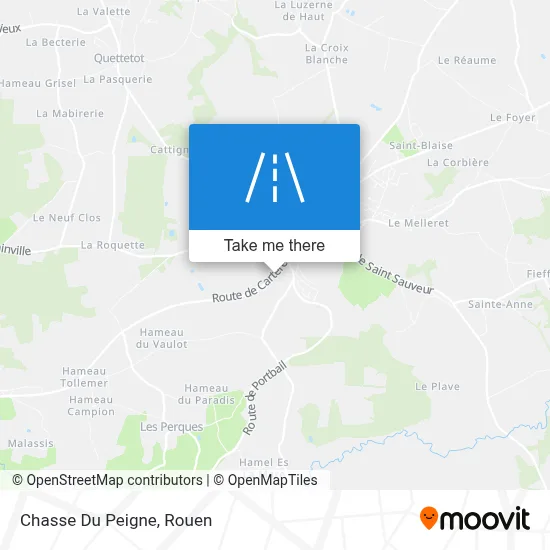 Chasse Du Peigne map