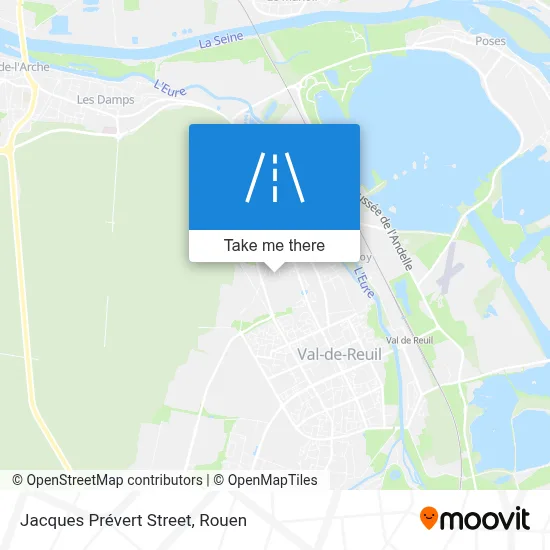 Rue Jacques Prévert map