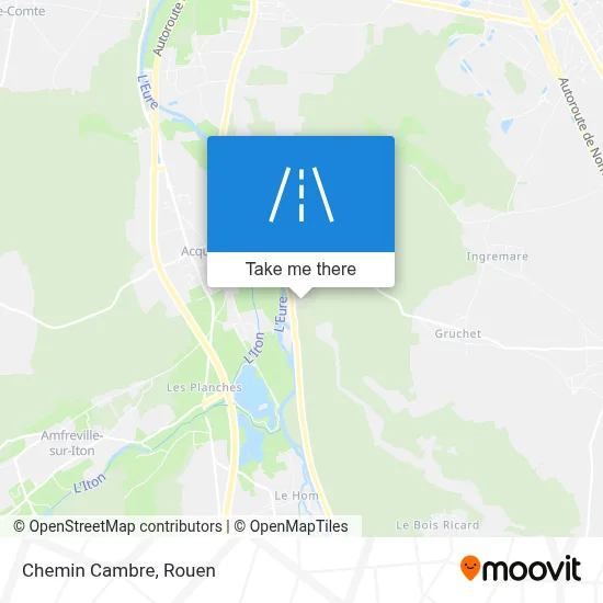 Chemin Cambre map
