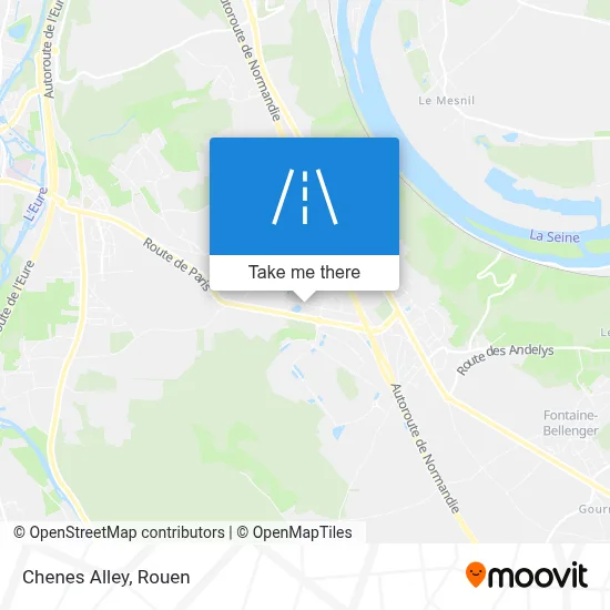 Mapa Allée Des Chênes