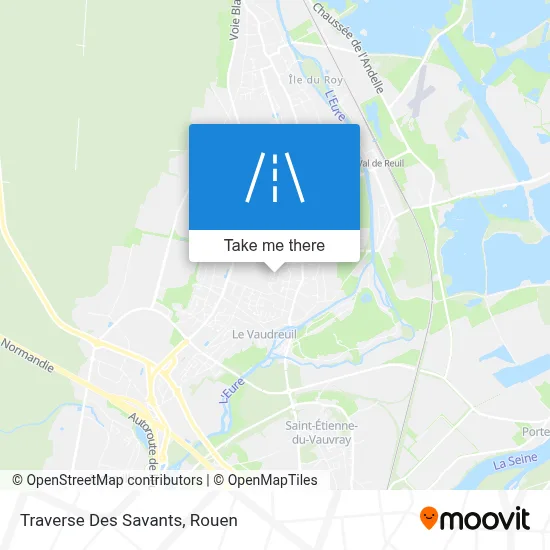 Traverse Des Savants map