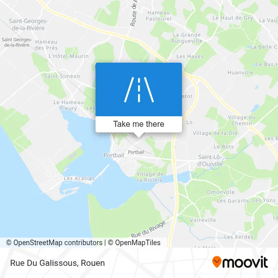 Rue Du Galissous map