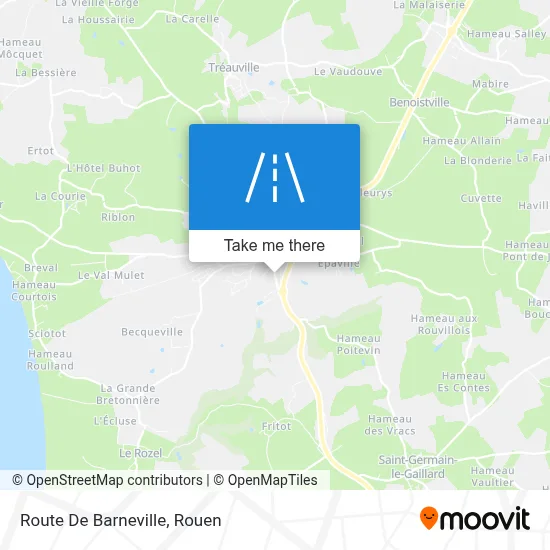 Route De Barneville map
