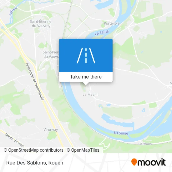 Rue Des Sablons map