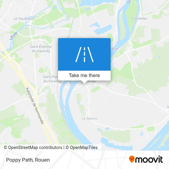 Sentier Des Coquelicots map