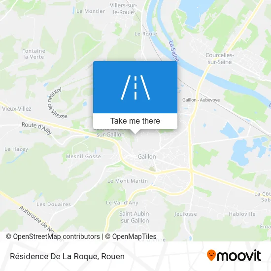 Résidence De La Roque map