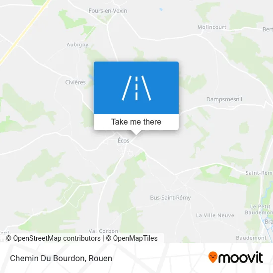 Chemin Du Bourdon map