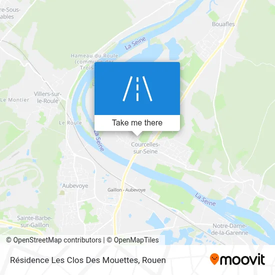 Résidence Les Clos Des Mouettes map