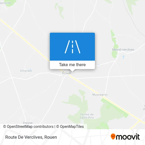 Route De Verclives map