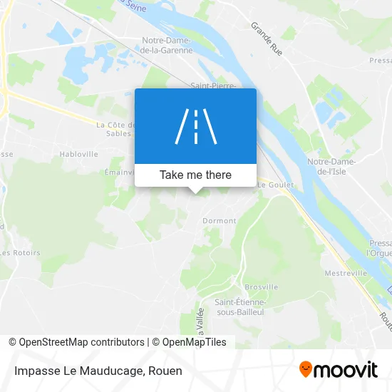 Impasse Le Mauducage map