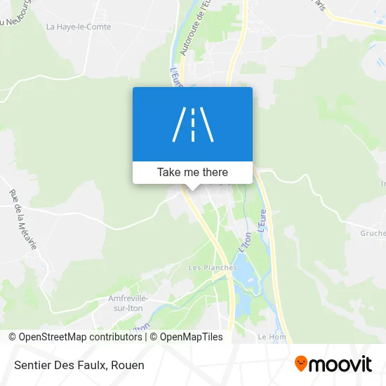 Sentier Des Faulx map