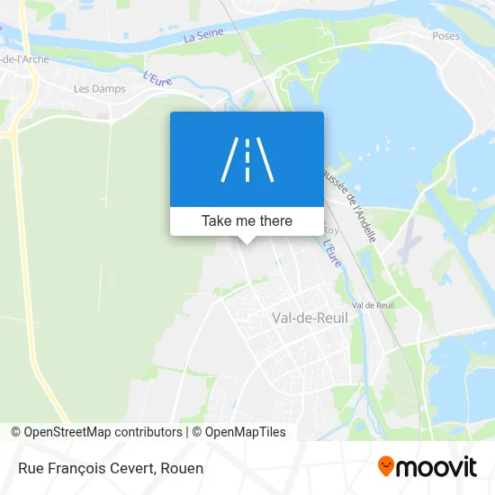 Rue François Cevert map