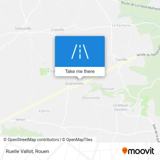 Mapa Ruelle Vallot