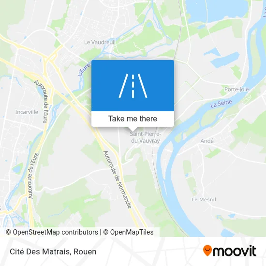 Cité Des Matrais map