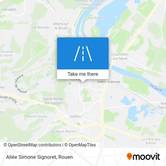 Allée Simone Signoret map