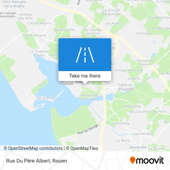Rue Du Père Albert map