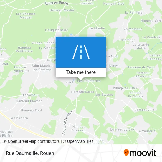 Rue Daumaille map