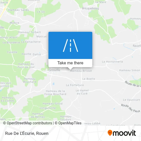 Mapa Rue De L'Écurie
