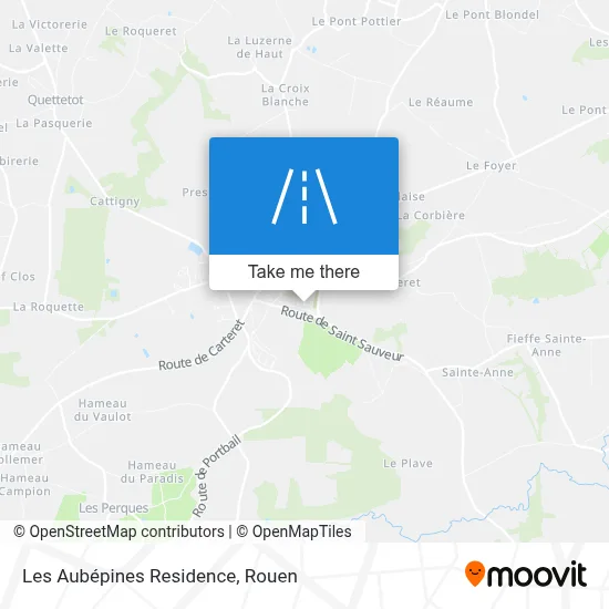 Résidence Les Aubépines map