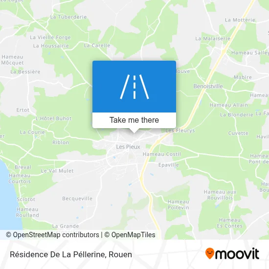 Résidence De La Péllerine map