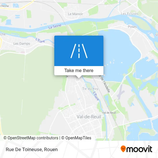 Mapa Rue De Toineuse