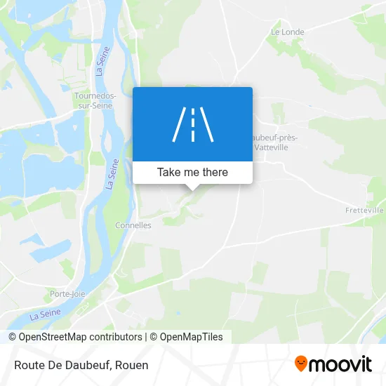 Route De Daubeuf map