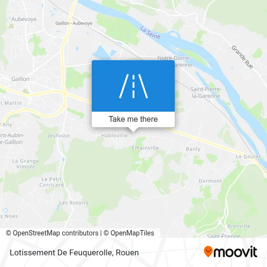 Lotissement De Feuquerolle map