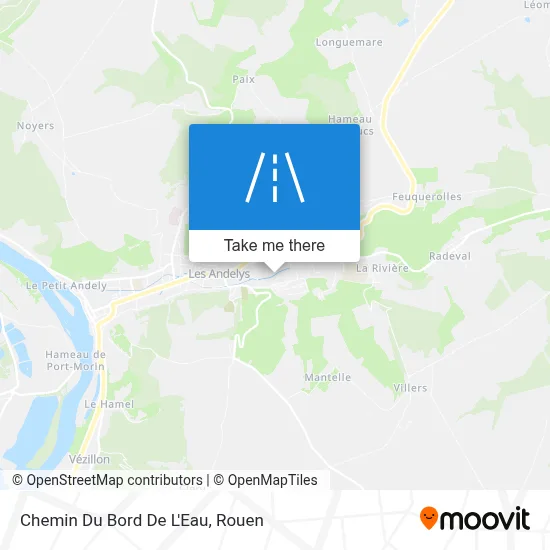 Chemin Du Bord De L'Eau map